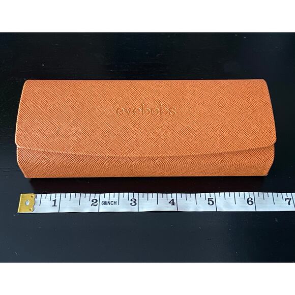 EYEBOBS Orange Textured Eyeglasses Hard Case - Picture 5 of 7
